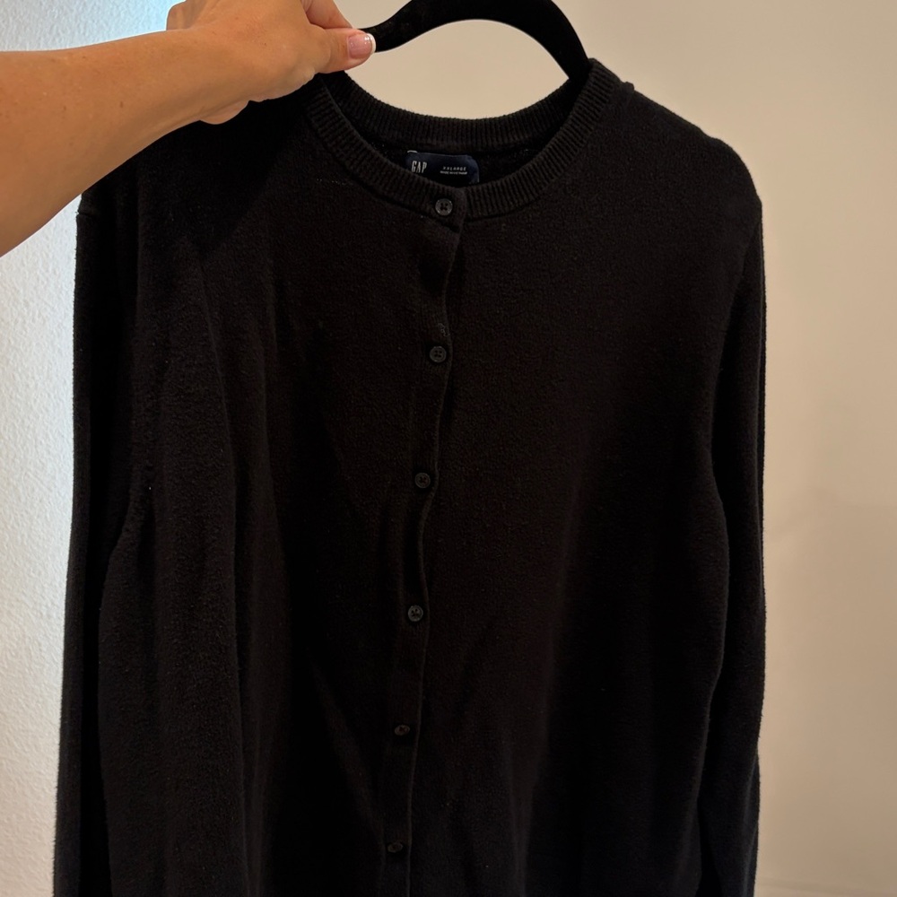 Blk Gap Cardigan